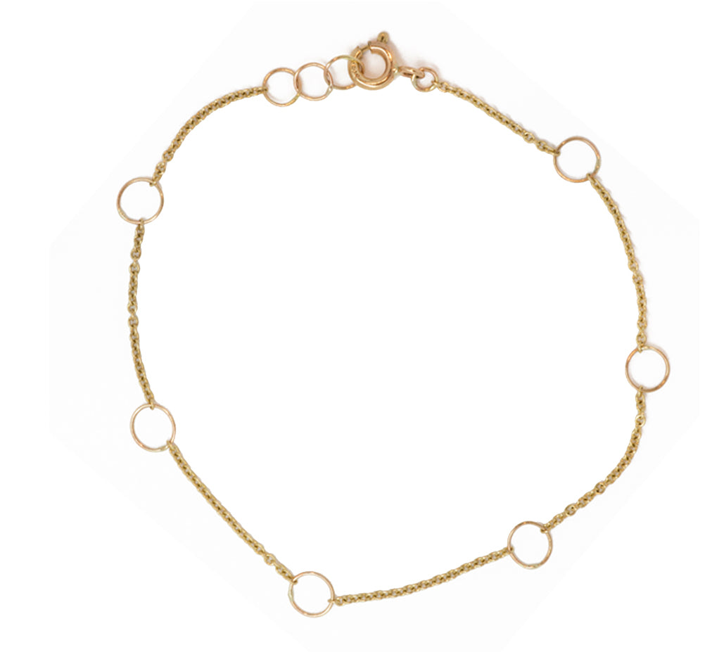 BRACELET LARGE CIRCLES CHAIN