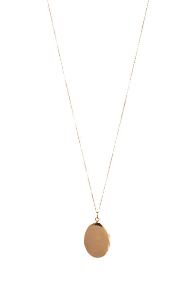 OVAL MEDAL NECKLACE